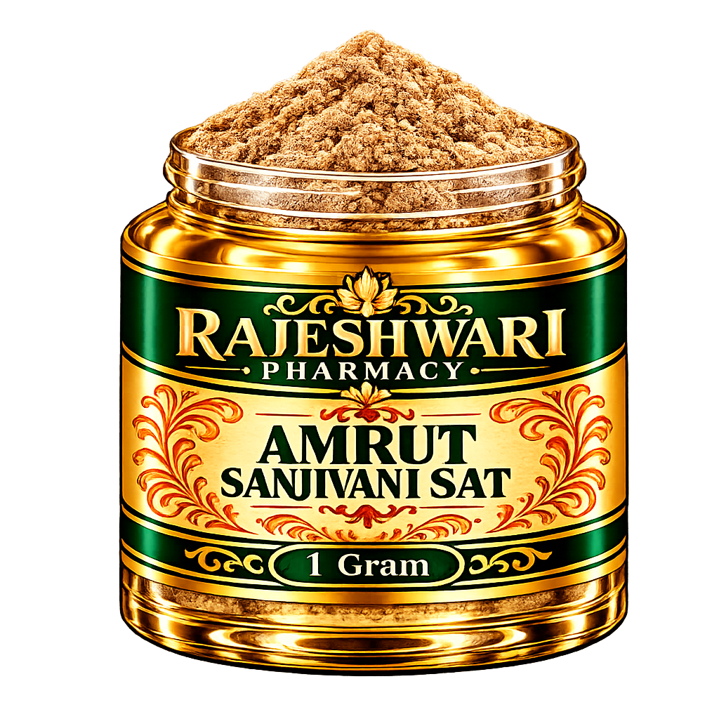 Amrut Sanjivani Sat, Amrut Sanjivani Sat Online, Amrut Sanjivani Sat Price, Amrut Sanjivani, Ayurvedic Sat, Traditional Ayurvedic Products, Ayurvedic Preparations, Rajeshwari Pharmacy - rajeshwari pharmacy
